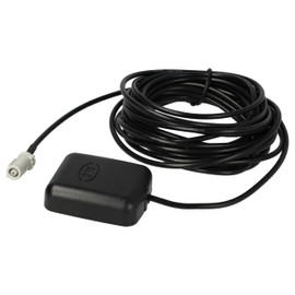 vhbw GPS Antenna Compatible with JVC KW-NT30, KW-NT3 Navi with AVIC Connector - Magnetic Base, 5 m, Black