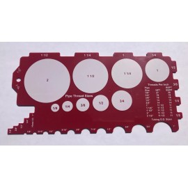 StainlessTown Pipe & Tubing & Hose Sizing Gauge