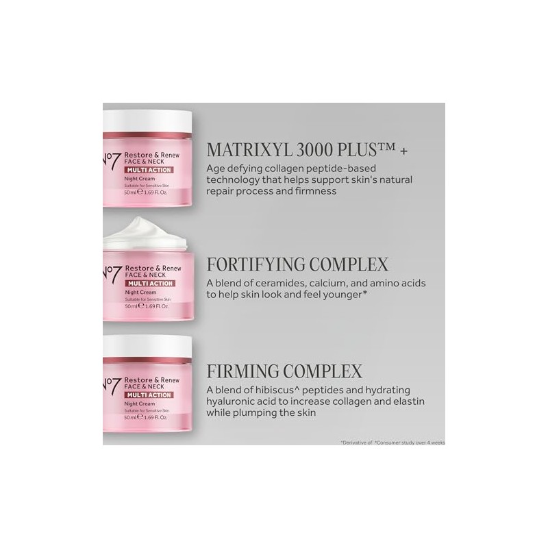 No7 Restore & Renew Night Cream 50 ml by No7