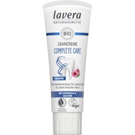 lavera lavera Zahncreme Complete Care Fluoridfrei - 5-facher Schutz - Bio-Pflanzenwirkstoffe - Bio Echinacea & Calcium - Vegan - Naturkosmetik - 75 ml