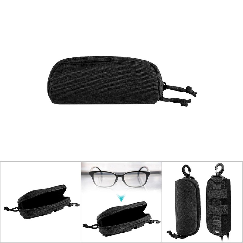 Milltrip Tactical Molle Glasses Case, Shockproof Protective Box, Glasses Hard