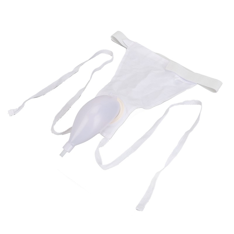 Men Urine Collector Bag Reusable Urinal Pee Holder 1000mL Wearable