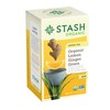 Stash Tea Organic Lemon Ginger Green Tea, Caffeinated, Non-GMO Project