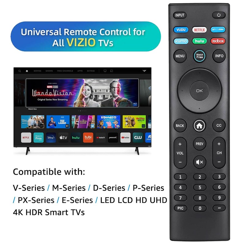 Universal Remote Control XRT140 Compatible for All VIZIO Smart TV