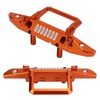 Aluminum Alloy Front Bumper RC Car Upgrade Accessory with LED