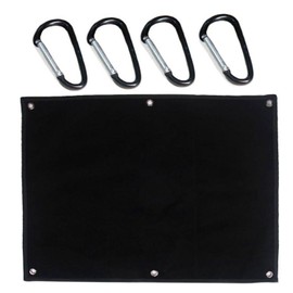 1 Piece of Black Display Cloth, 4 Gourd Buckles, Storage Cloth, Armband Organizer Cloth, Badge Storage Cloth, Embroidered Badge Display