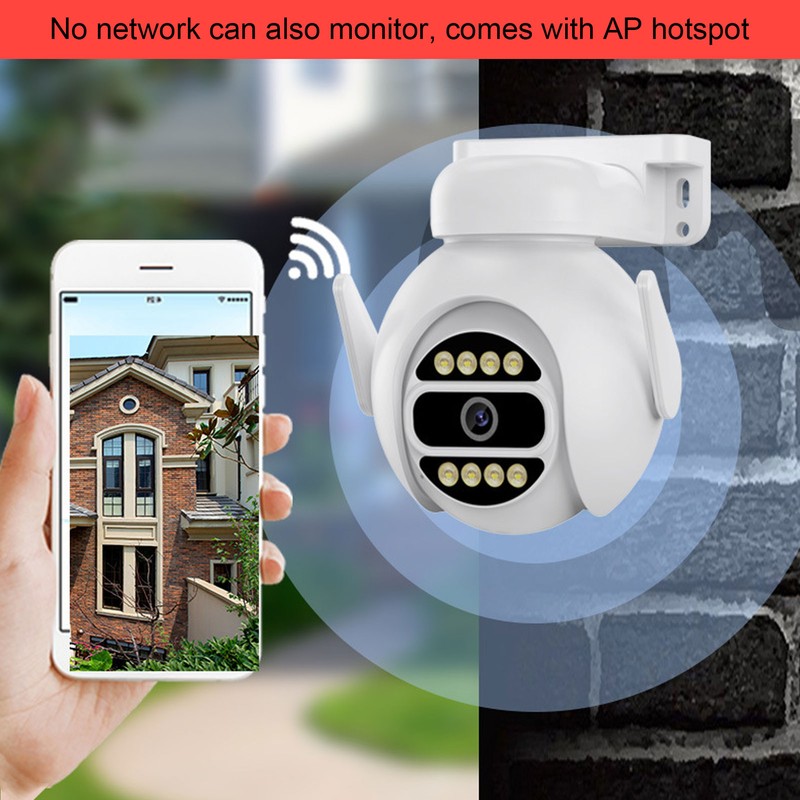 2MP Wireless Surveillance Camera Night Vision HD Network Remote Ball