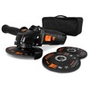 WEN 94475 7.5-Amp 4-1/2-Inch Angle Grinder with Reversible Handle, Three