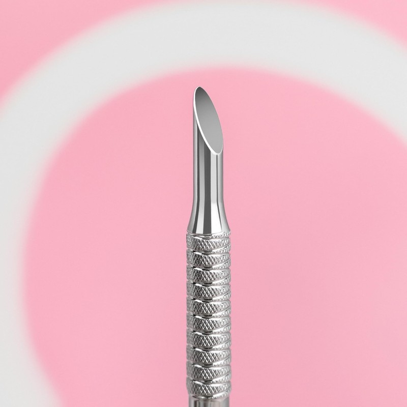 STALEKS PRO Expert 90/4.2 Inclined Cuticle Pusher + Curved Cleanser