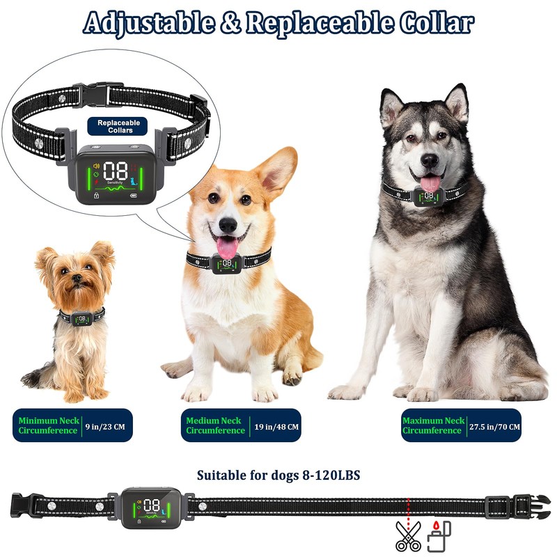 Dog Training Collar with Automatic No Barking Mode Remote 2600FT