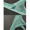 Zegoo Men's Super Thin Transparent Thong Swimsuit