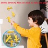 30P Sticky Flying Yellow Smiley Stretchy Men,Lucky Dip Prizes,Mr Stretchy