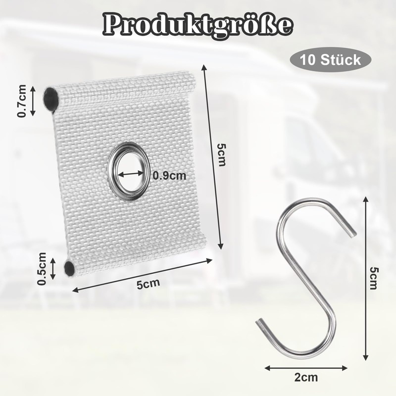 Pack of 10 Piping Strips Hooks, Piping Guide Hooks, Piping