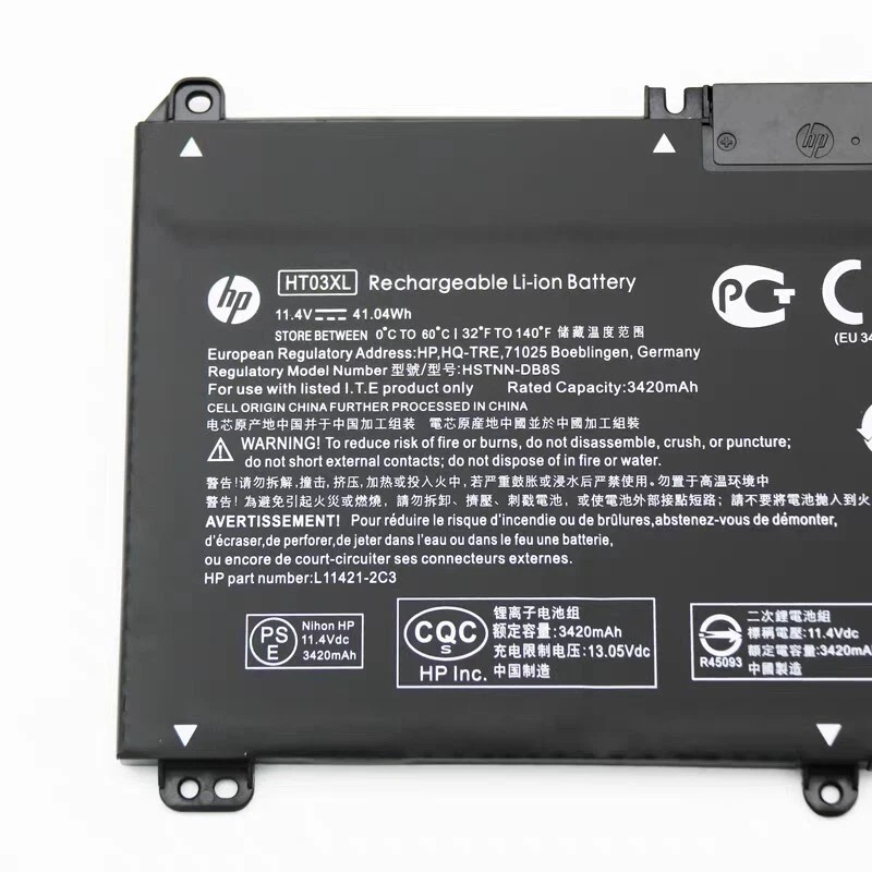 HP Genuine OEM HT03XL Battery for HP Pavilion L11421-2C2 L11119-855