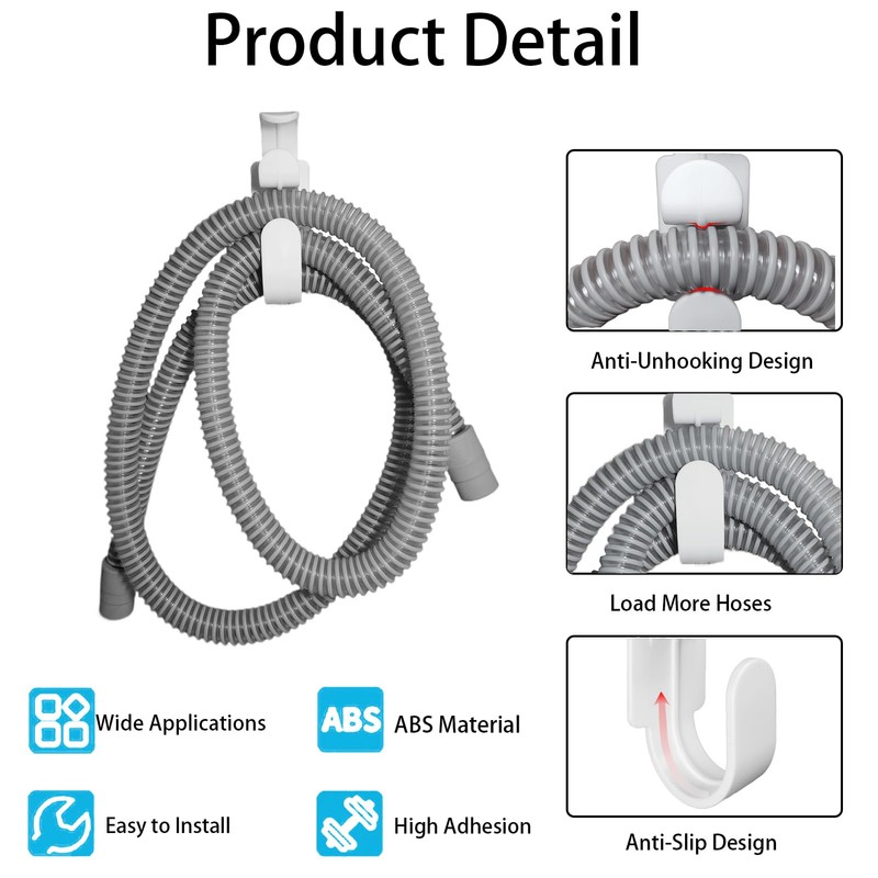 CPAP Hose Holder for Bed with Anti-Skid Function,Stable and Tangle