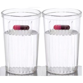 Apothecary Products 2x Easy Dose Pill Takers Cup, makes taking medication EZY NEW