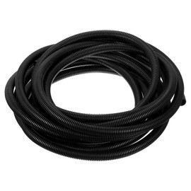sourcing map Wire Loom Tubing 8M - 14.3mm, Wire Conduit Hose Cord Protector Cable Sleeves Flexible Electrical Wire Cover