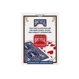 Bicycle Standard Rider Back Playing Cards, Poker Size, 12 Pack, Classic Decks of Cards for Poker, Blackjack, Casino Games & Family Game Night