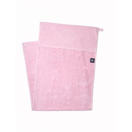 DOCIO Sports Towel, Fitness Towel with Fixation, 130 x 50 cm, 60% Cotton, 40% Bamboo, XXL (Pink)