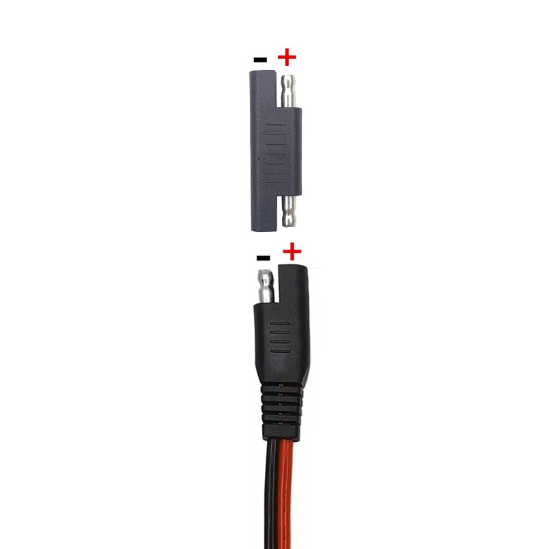 AEISVIK SAE Connectors to SAE Polarity Reverse Adapter Quick Disconnect