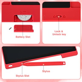 Magnetic Board Children, PINKCAT Children's Toy Painting Board Magic Board 12 Inch Girls Gifts 1 2 3 4 5 6 7 Years Boys Drawing Tablet Painting Tablet Children LCD Writing Board Drawing Tablet