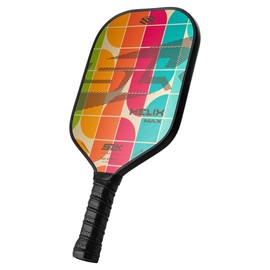 SLK Helix Pro Pickleball Paddle | Carbon Fiber & Fiberglass Hybrid Face | Thermoformed Carbon Fiber Core | Unmatched Control | Jeweled