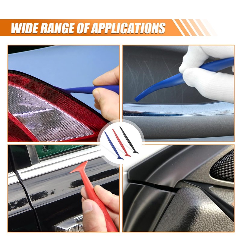 Car Wrapping Vinyl Tool Kit, 3 in 1 Flexible Micro
