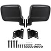 SAUTVS Adjustable Side Mirrors Compatible with Kawasaki Mule Pro FXT