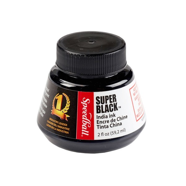 Speedball Super Black India Ink, 2-Ounce