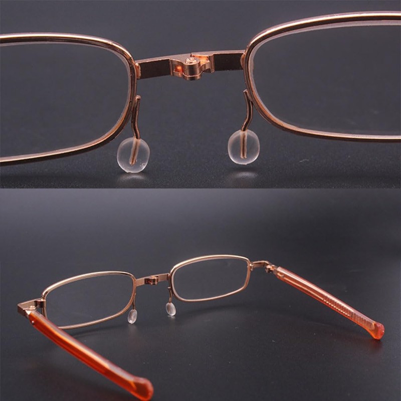 JAMMY Small Round Hole Circular Transparent Eyeglass Nose Rest Insert