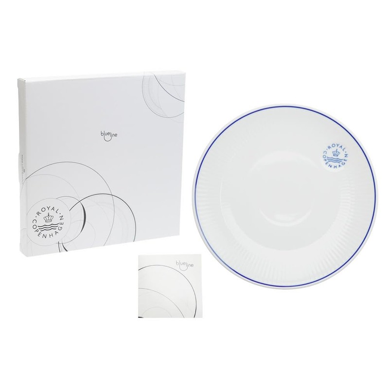 Royal Copenhagen 1058884 Blue Line Coupe Plate, Plate, 7.5 inches