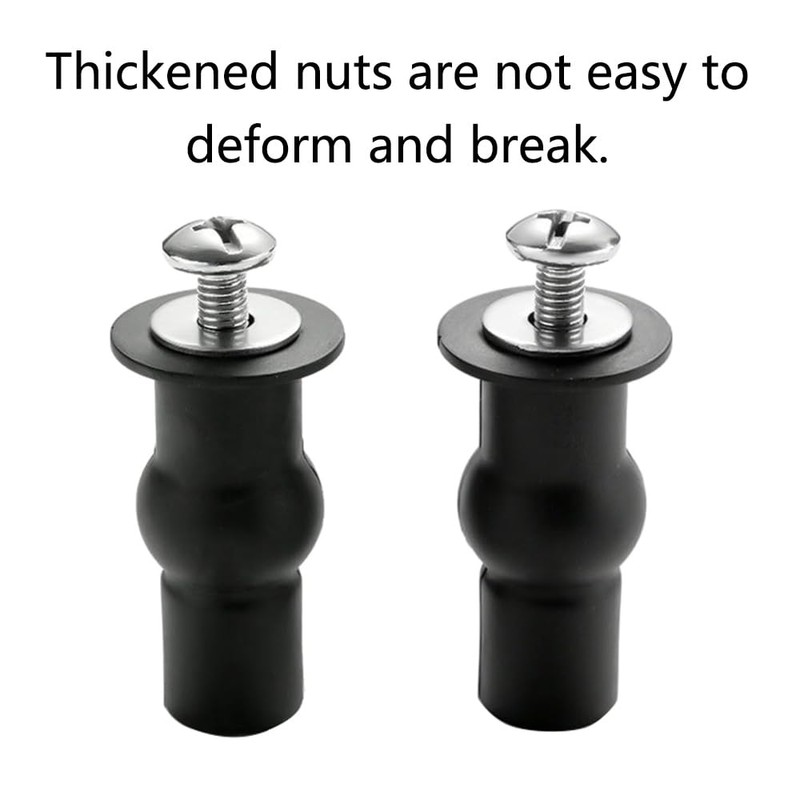 Toilet Seat Hinge Fixings Top Fix Nuts Screws Quick Release
