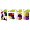 Essentials By Leisure Arts - Pompones negros de 3 pulgadas,