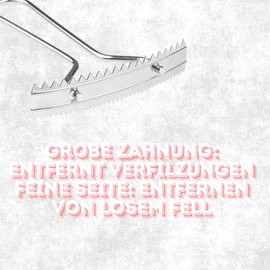 EHASO Metal Curry Comb