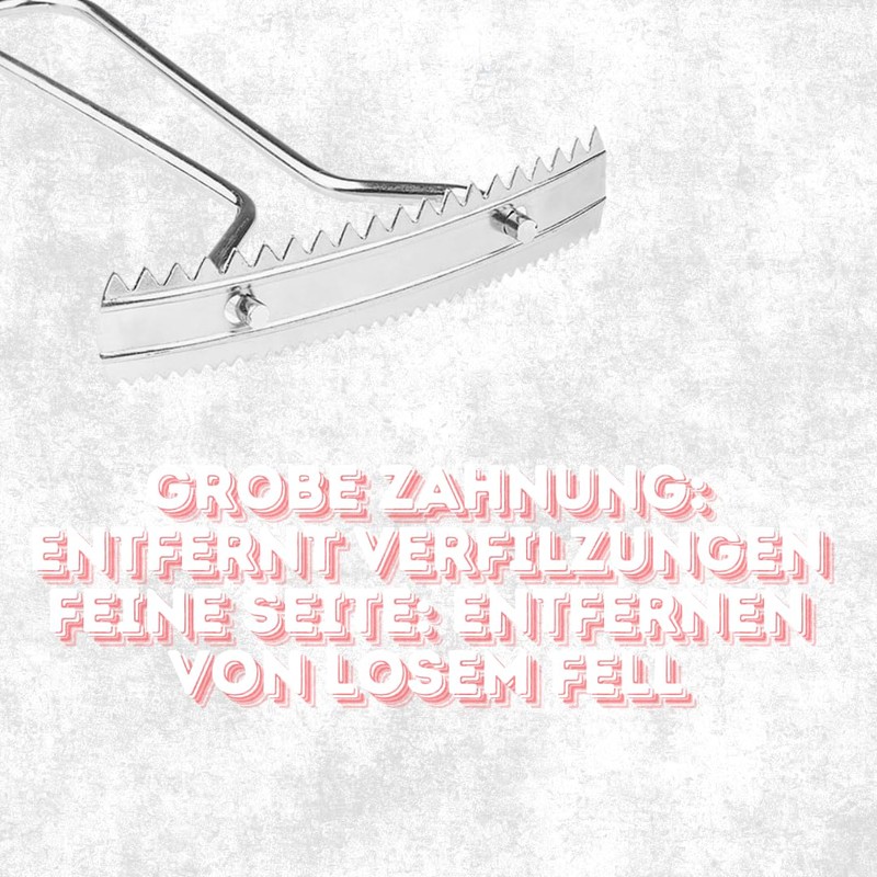 EHASO Metal Curry Comb