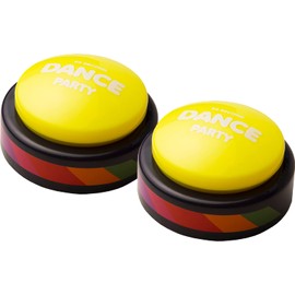 30 Second Dance Party - The Buttons (Pack of Two) | Dance Party Button with Music | Gag Gifts | Office Toys