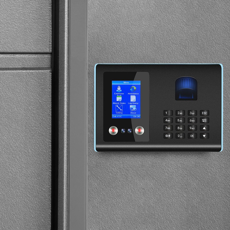 Face Fingerprint Time Attendance Machine Automatic Time Calculation Biometric Employee