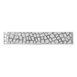 FB Jewels Solid 925 Sterling Silver Rhodium-Plated Tie Bar