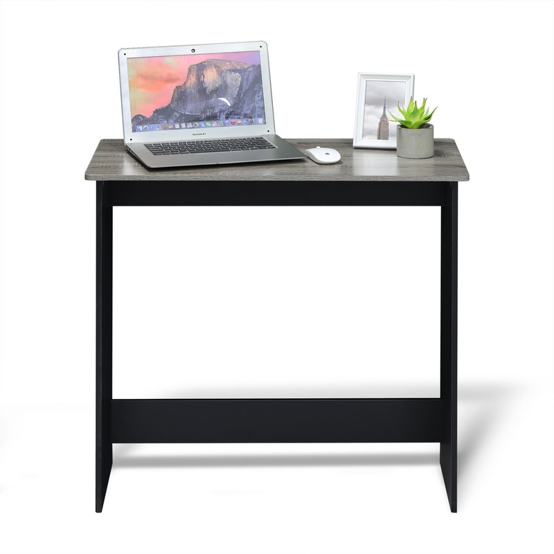 FURINNO Simplistic Study Table For Residential Use, French Oak Grey,