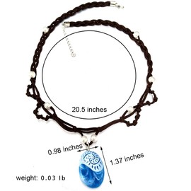 Roctocesy Princess Dress Up Party Supplies Cosplay Accessory Necklace Toy Gift Doll For Girls Necklace & Flower Hair Clip (Style A)