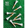 Pride PTS Wood Golf Tees - 90 Count, 1-1/2 Inch