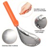 MAGICLULU Pumpkin Scraper Serrated Spoon Pumpkin Core Remover Scoop Stainless