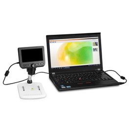 Operitacx Digital Microscope with Magnification Adjustable Bracket High Brightness Leds for Board Repair Jewelry Identification and Learning Black