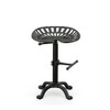 Carolina Classic Adjustable Tractor Seat Stool in Black