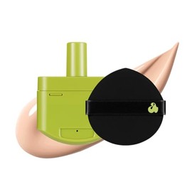 Satin Wear Healthy Green Cushion SPF30 PA++ (21N Eburnean, 7.4 x 3.3 x 7.4 centimeters)