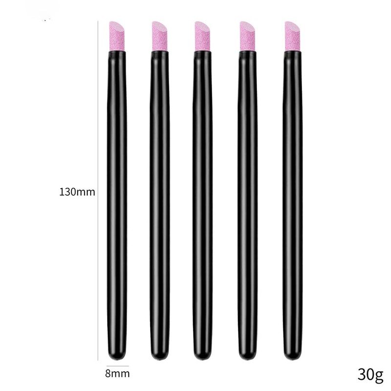 JIHUOO Cuticle File Stone Cuticle Pusher Sticks Nail Care Stone