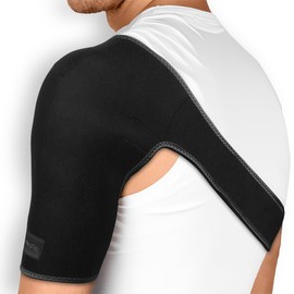 ReaPro Shoulder Brace I Adjustable Shoulder Support Bandage for Injuries, Shoulder Pain, Arthritic Shoulders, Neoprene Shoulder Warmer, for Left/Right Shoulder, Men/Women
