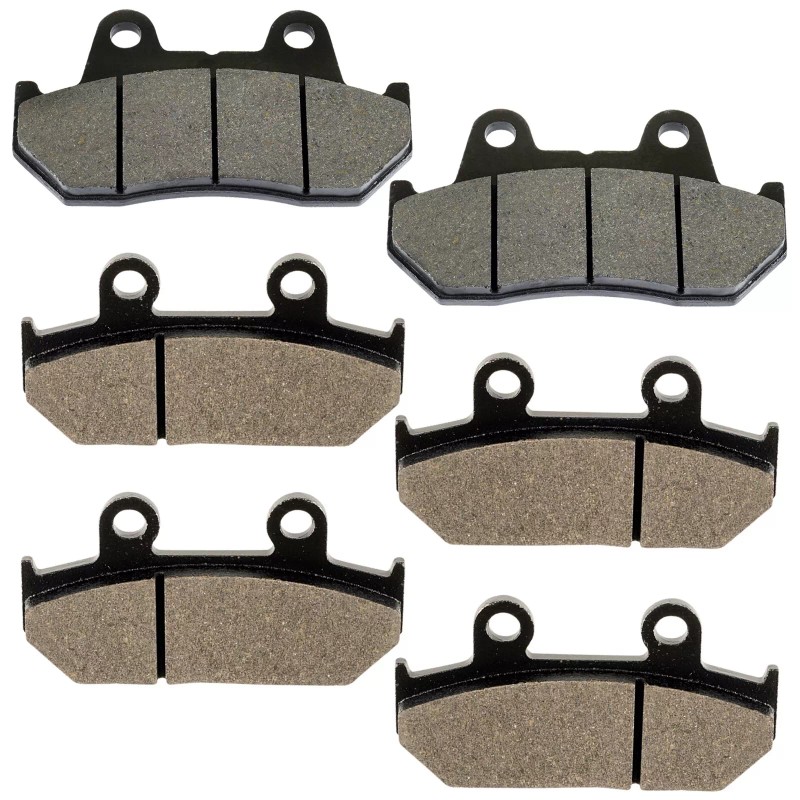 Caltric Front Rear Brake Pads for Honda GL1500 GL1500SE Interstate