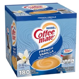 Coffee-mate Nestle Coffee-Mate Coffee Creamer Liquid Creamer Singles, French Vanilla, 180 ct