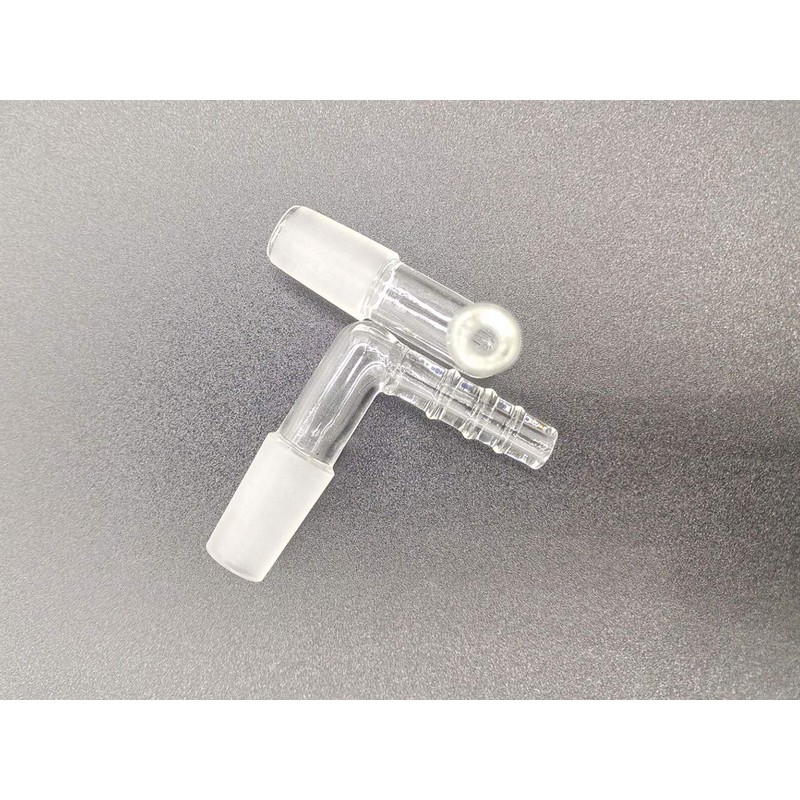 2pack Glass Elbow Adapter 14mm Male Frosted Glass (Size 1)